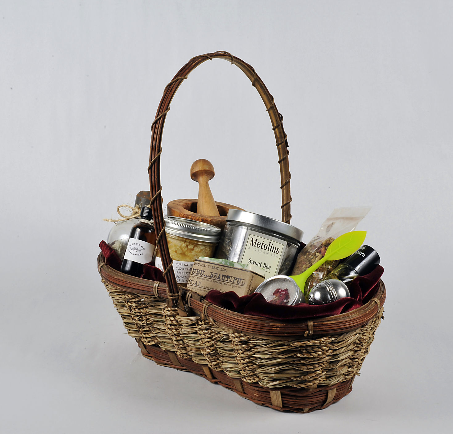 Vintage Apothecary gift basket